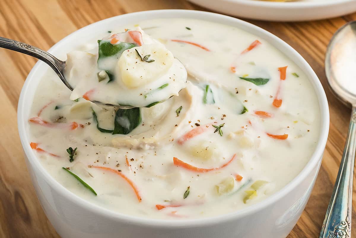 Easy Creamy Chicken Gnocchi Soup