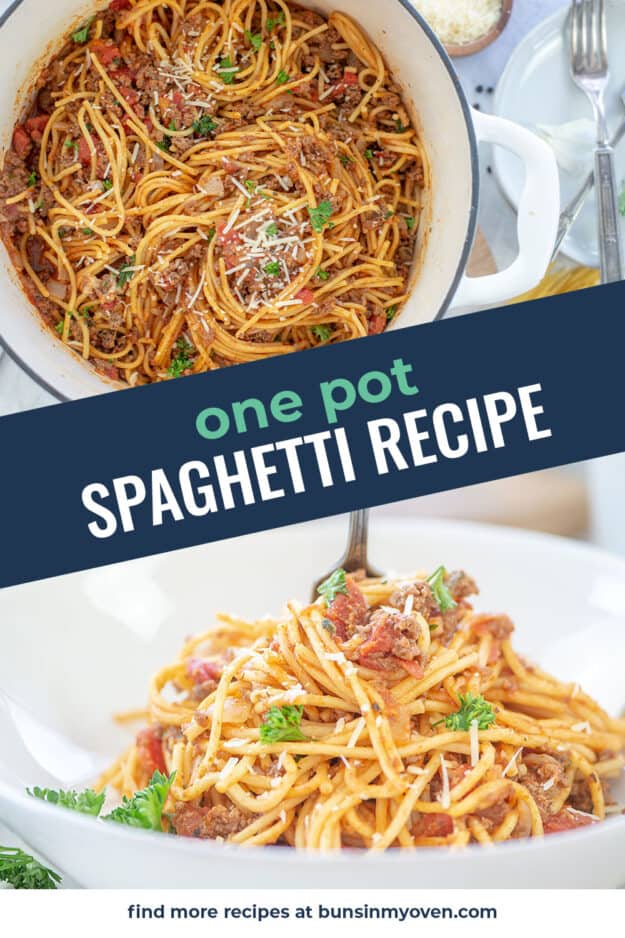 One Pot Spaghetti Recipe | Buns In My Oven