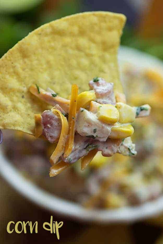corn dip recipe on chip