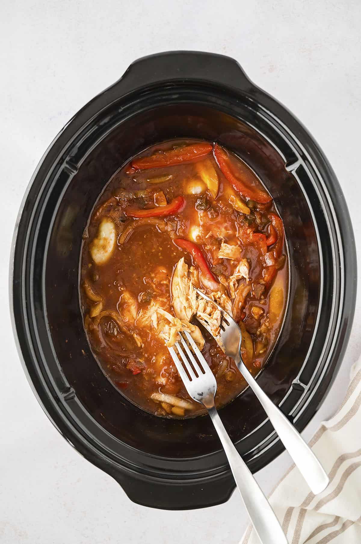 crockpot chicken fajitas 