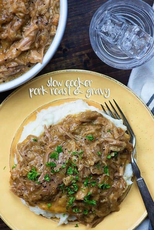 Crock Pot Pork Roast and Gravy Buns In My Oven