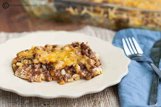 Barbecue Beef Bake