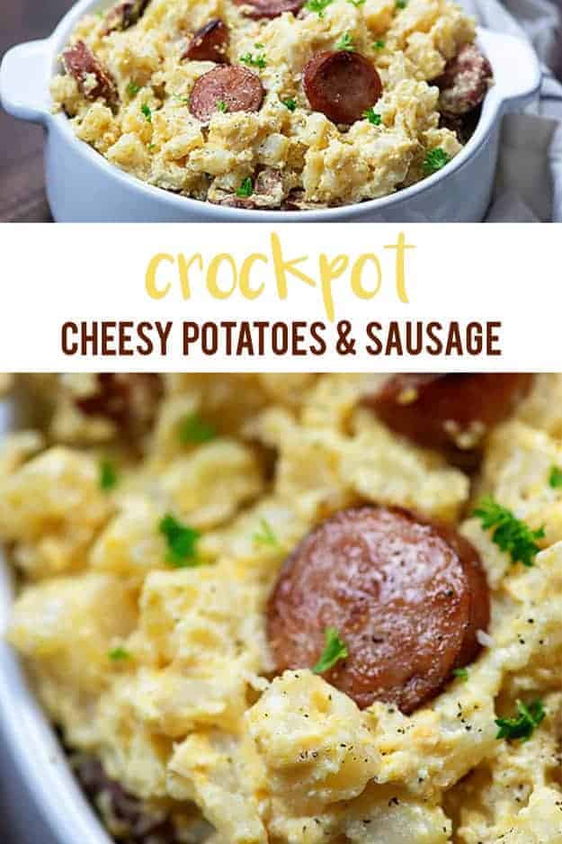 Crockpot cheesy potatoes