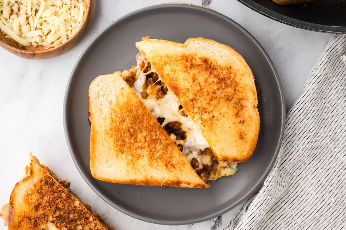 Sloppy Joe Grilled Cheese