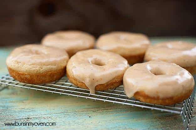 Browned Butter Glazed Cinnamon Donuts