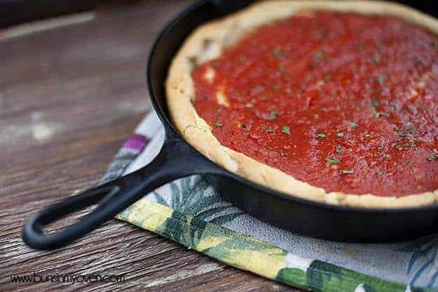Chicago Style Deep Dish Pizza