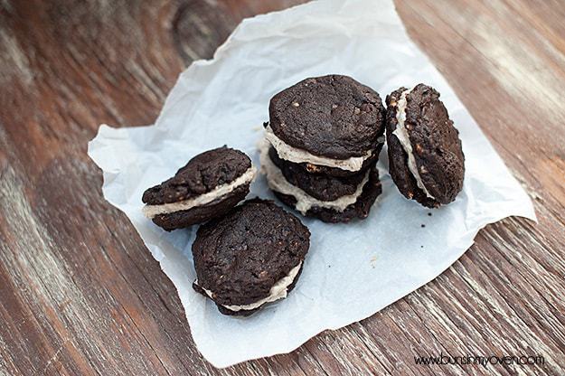 Espresso Buttercream Sandwich Cookies
