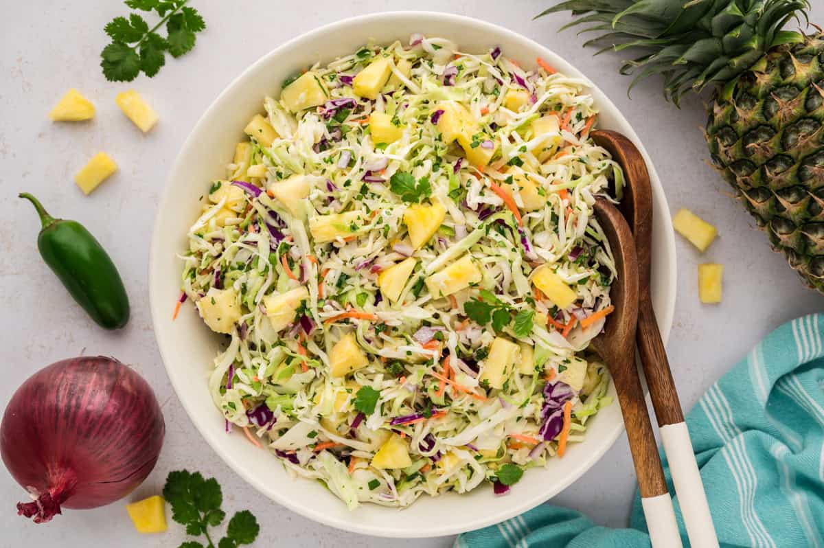 Pineapple Coleslaw