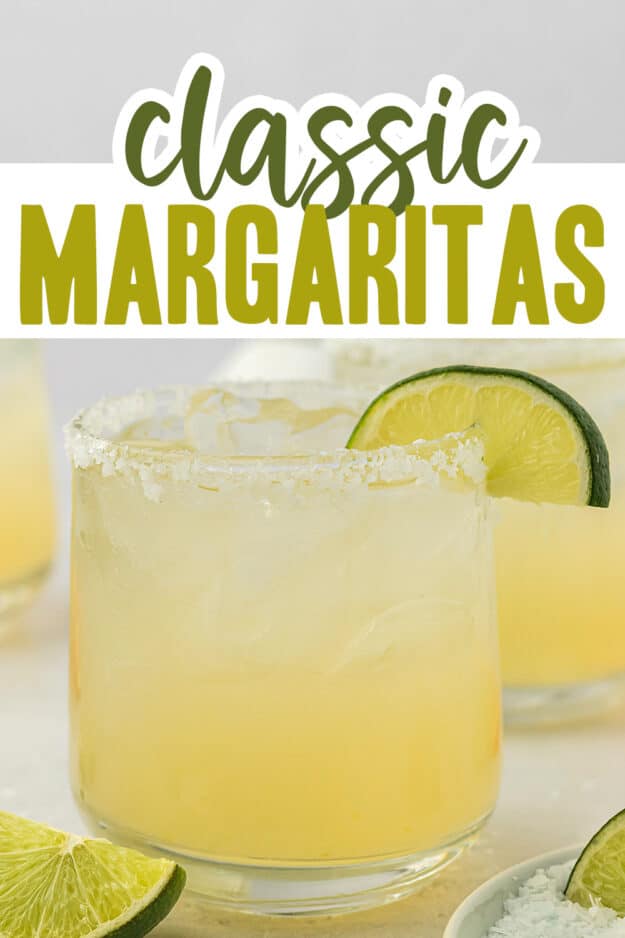 Margaritas in glass.