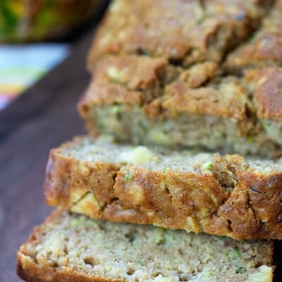 A close up of a sliced loaf of bread.