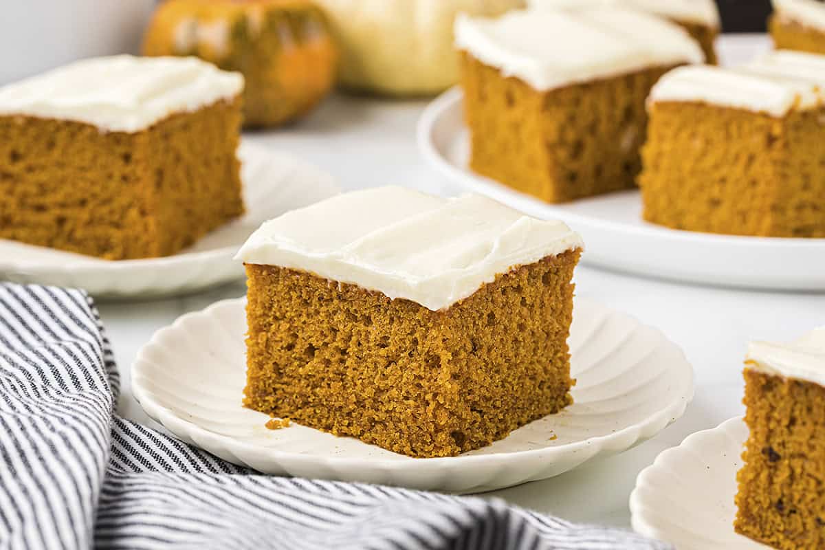 Pumpkin Cake with Cream Cheese Frosting