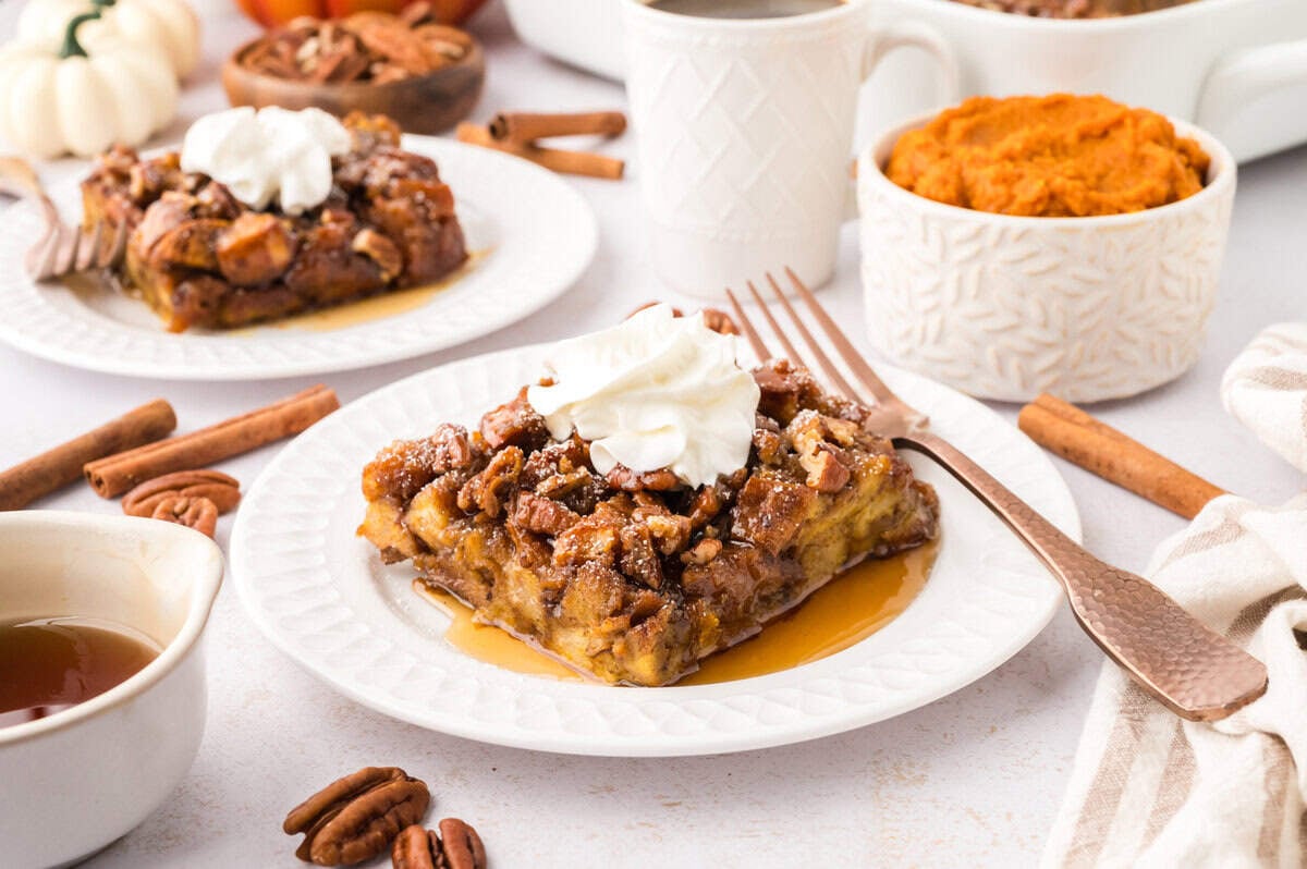 Pumpkin French Toast Casserole