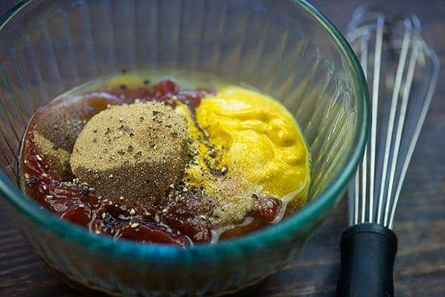 homemade sloppy joe sauce in bowl