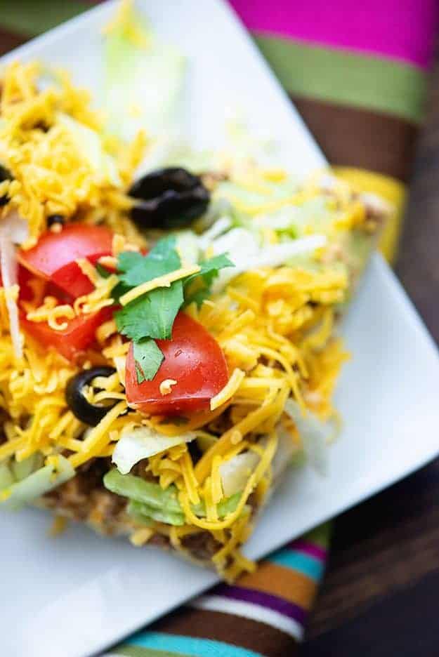 Taco Crescent Roll Pizza — Buns In My Oven
