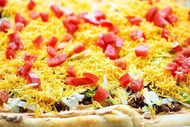 how to make taco pizza