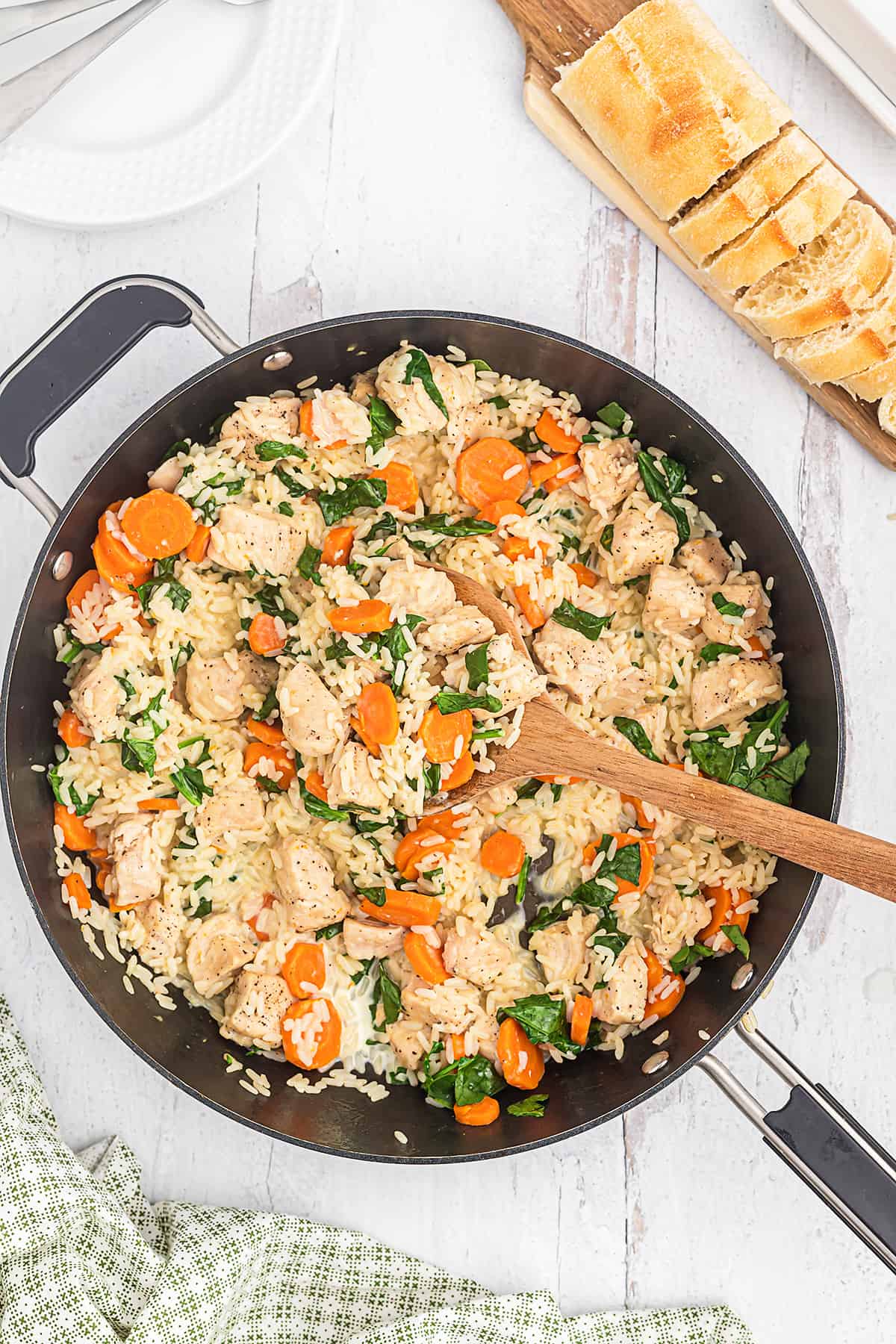 one skillet chicken and rice recipe.