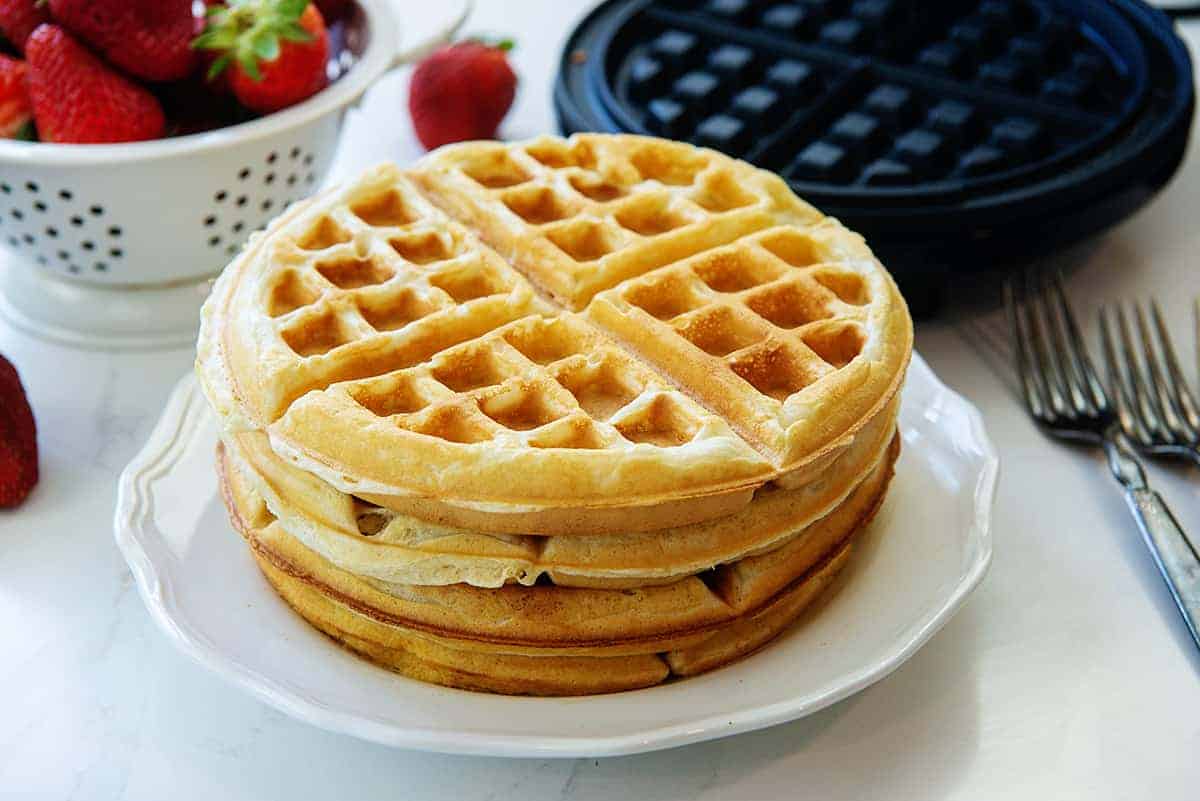 Homemade Belgian Waffles - Heather's Homemade Kitchen