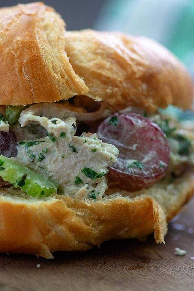 chicken salad croissiant