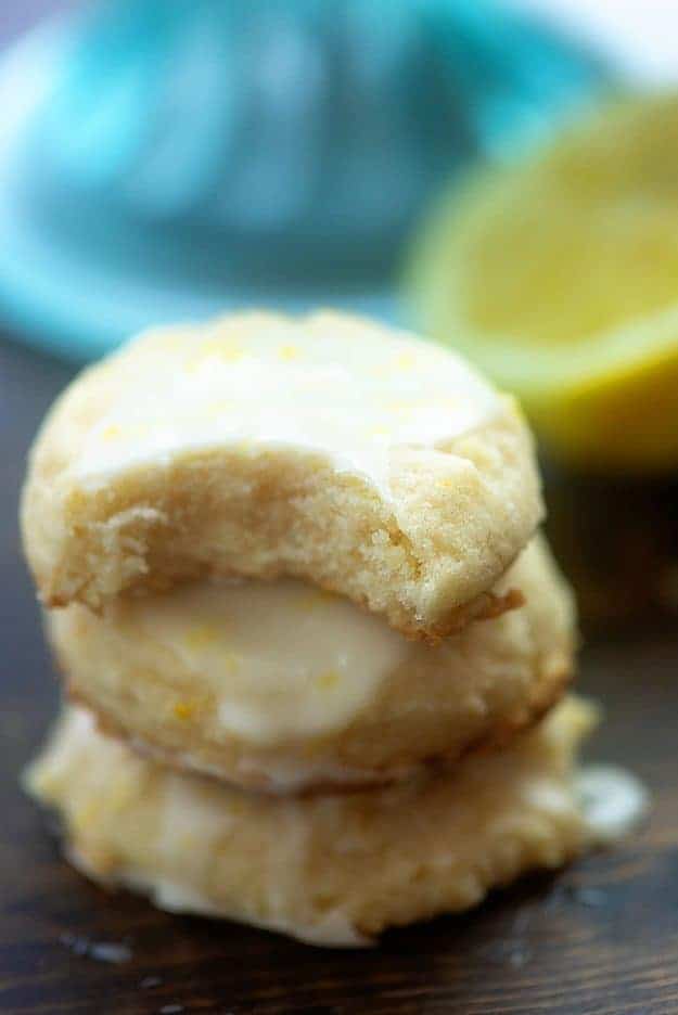 glazed lemon cookies