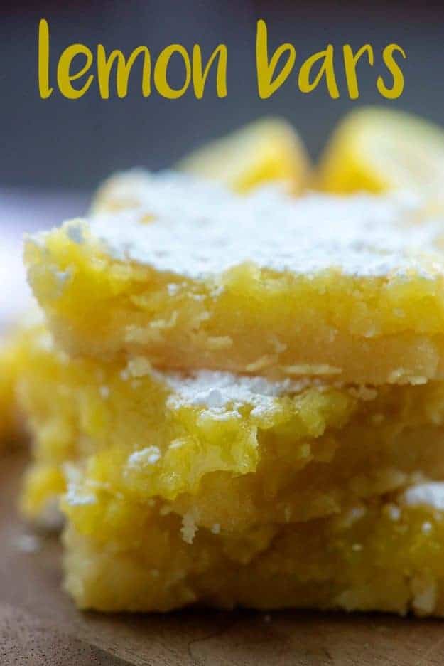 homemade lemon bar recipe