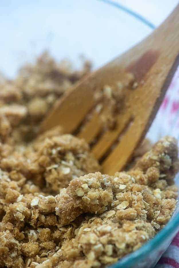 apple crisp topping