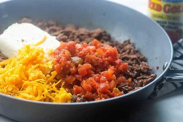 ingredients for taco stuffed peppers