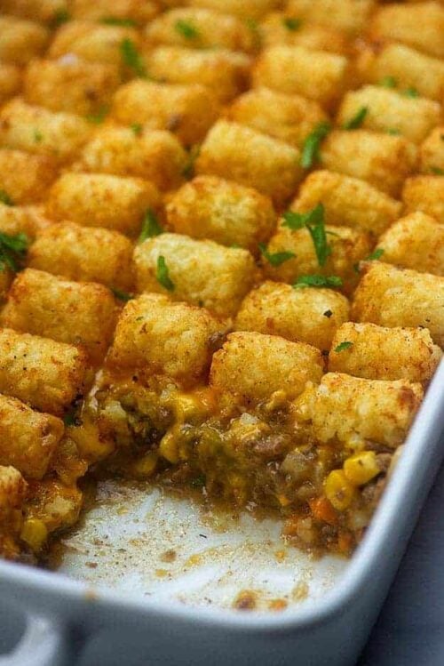 Grandma's Tater Tot Casserole Recipe Buns In My Oven