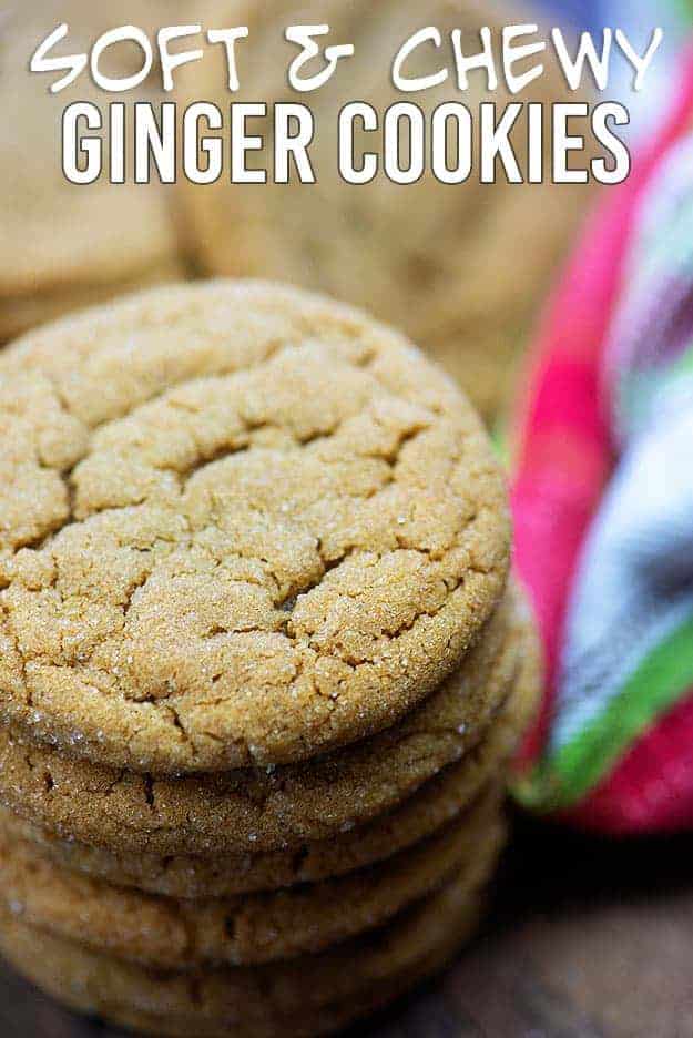 chewy ginger cookies recipe