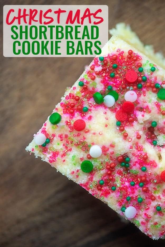 Colorful cookie bars topped with sprinkles.