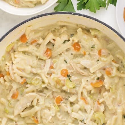 Leftover Turkey Noodle Soup Recipe | Buns In My Oven