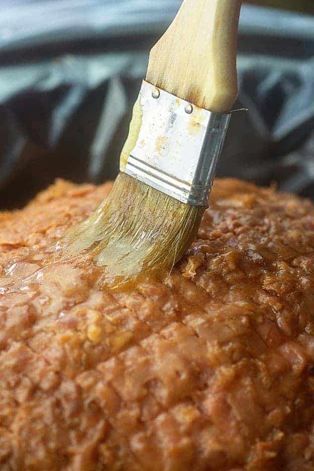 glazed ham in crockpot