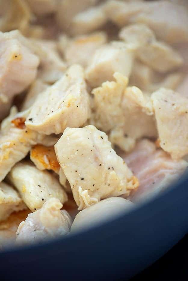 browning chicken for soup