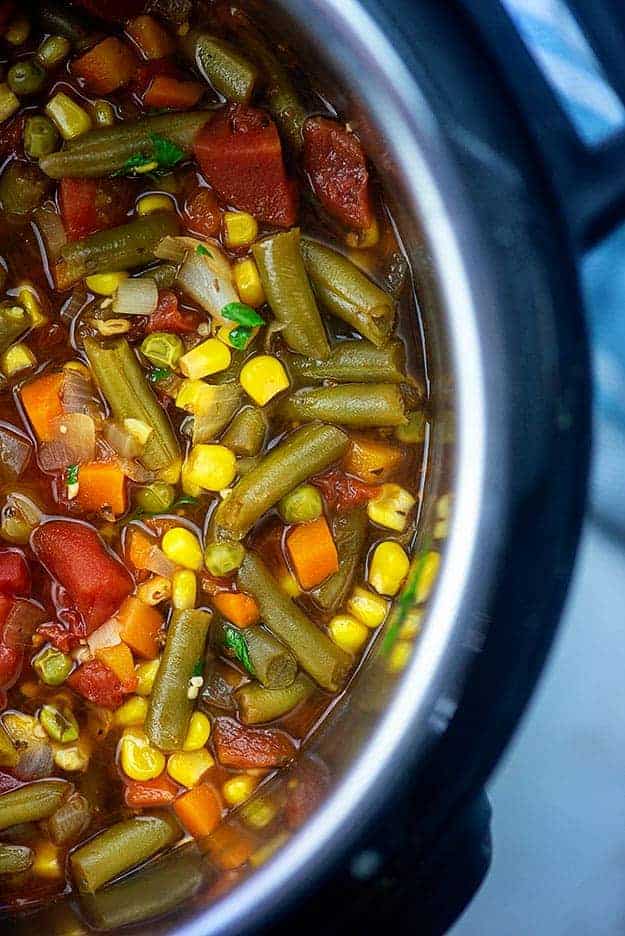 Instant Pot Vegetable Soup — Buns In My Oven
