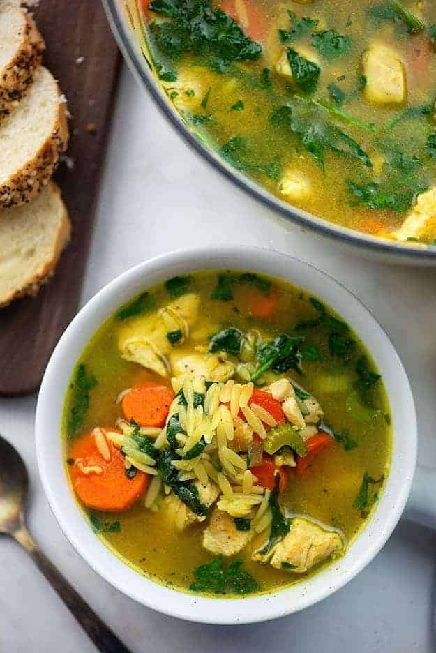 lemon chicken orzo soup recipe