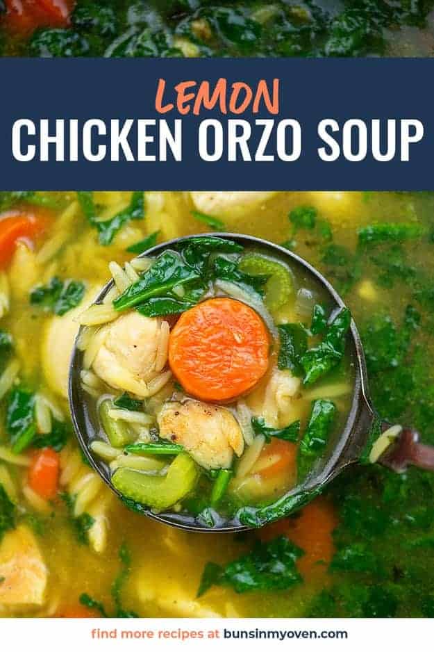 Lemon Chicken Orzo Soup — Buns In My Oven