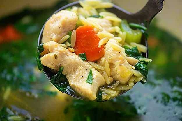 chicken soup with orzo