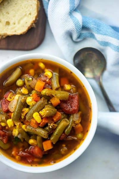 Instant Pot Vegetable Soup | Buns In My Oven