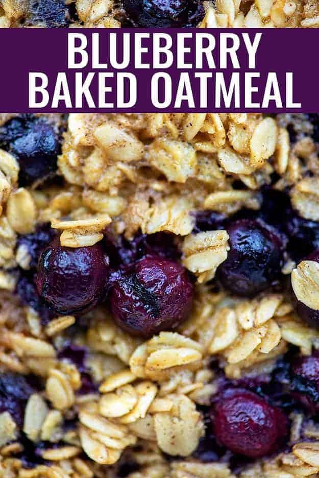 blueberry baked oatmeal recipe