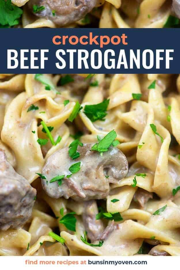crockpot beef stroganoff recipe