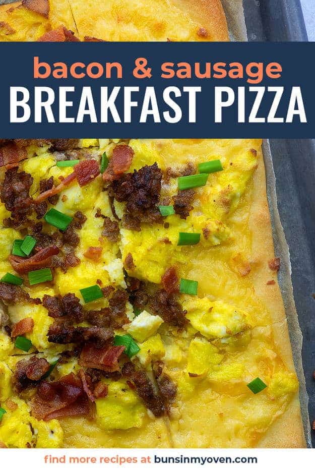 bacon breakfast pizza