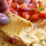 easy queso recipe on chip