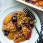 peach blueberry crisp recipe