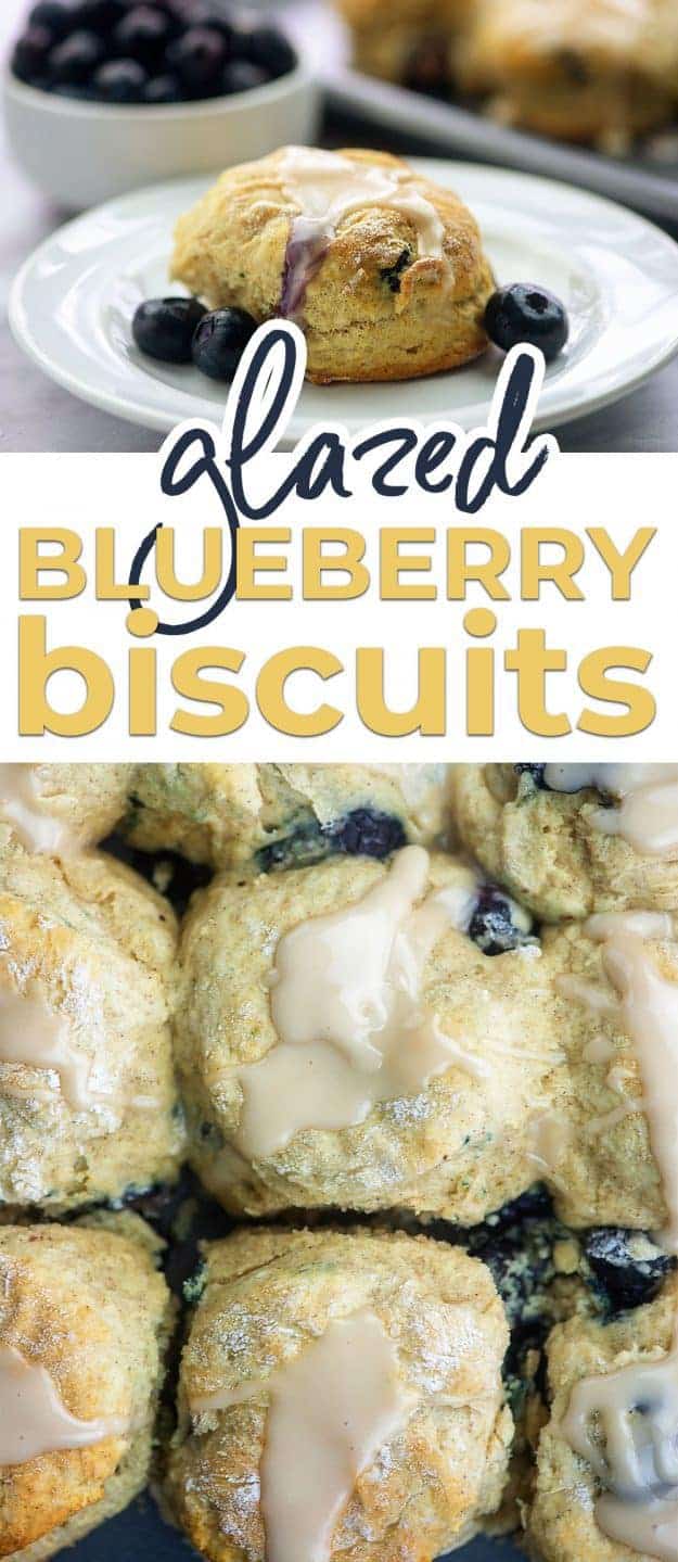 blueberry biscuit photo collage