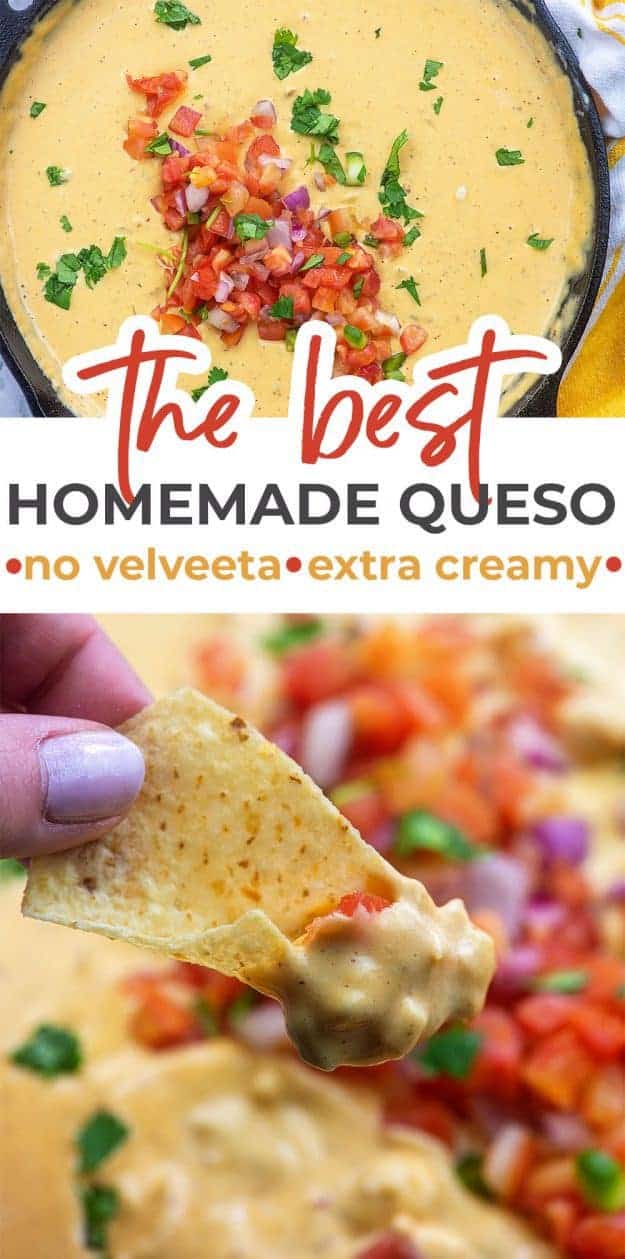 queso recipe photo collage