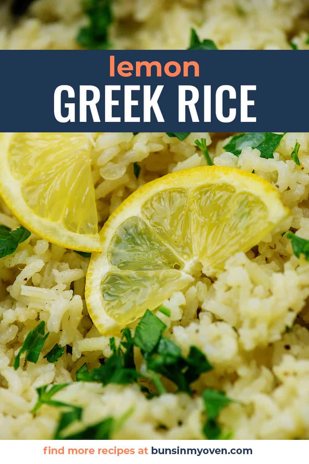 The BEST Greek Rice with Lemon! | Buns In My Oven