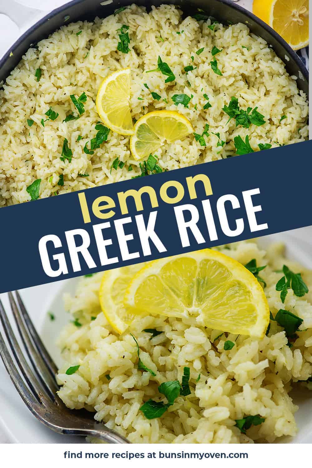 The BEST Greek Rice with Lemon! Buns In My Oven