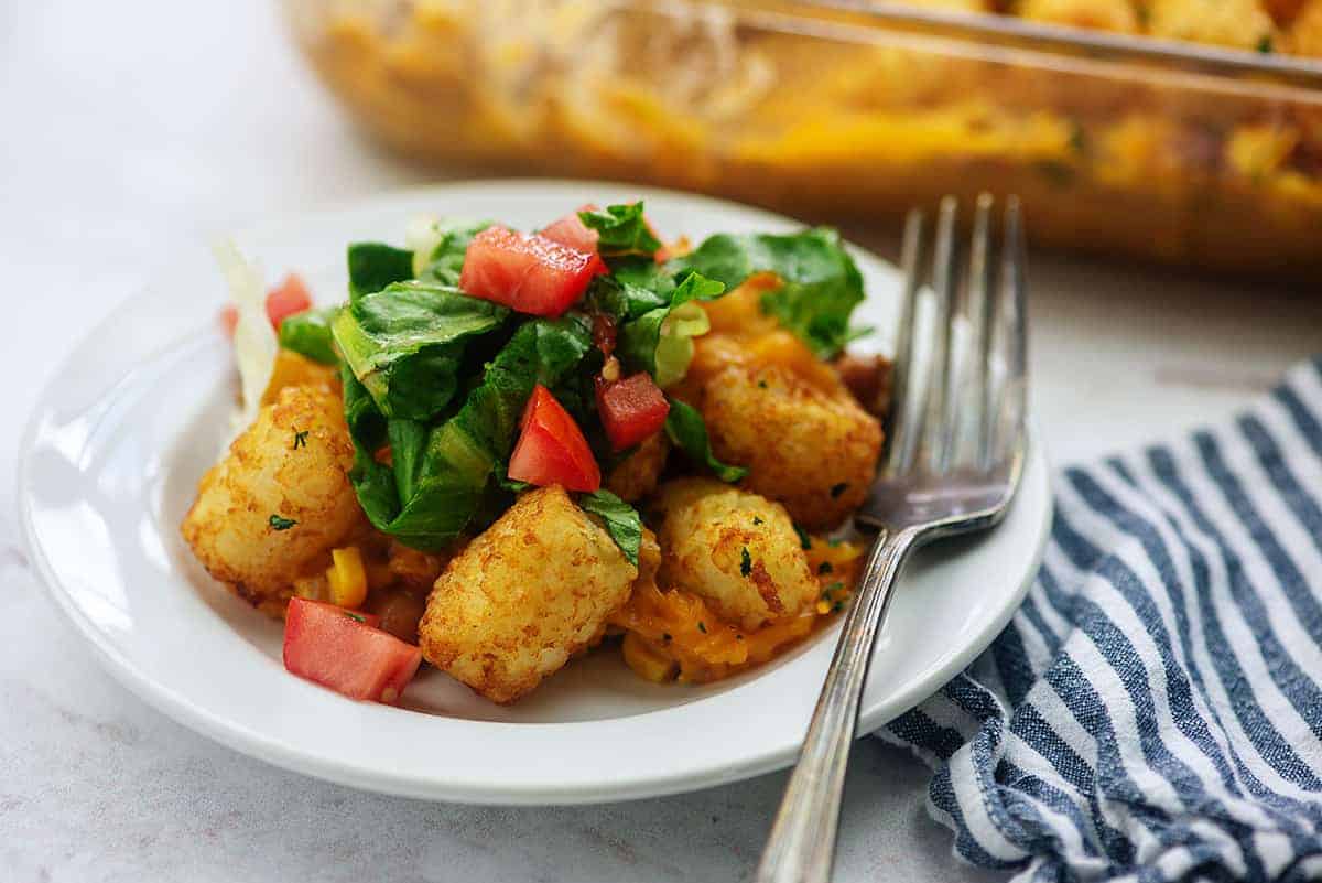 Taco Tater Tot Casserole
