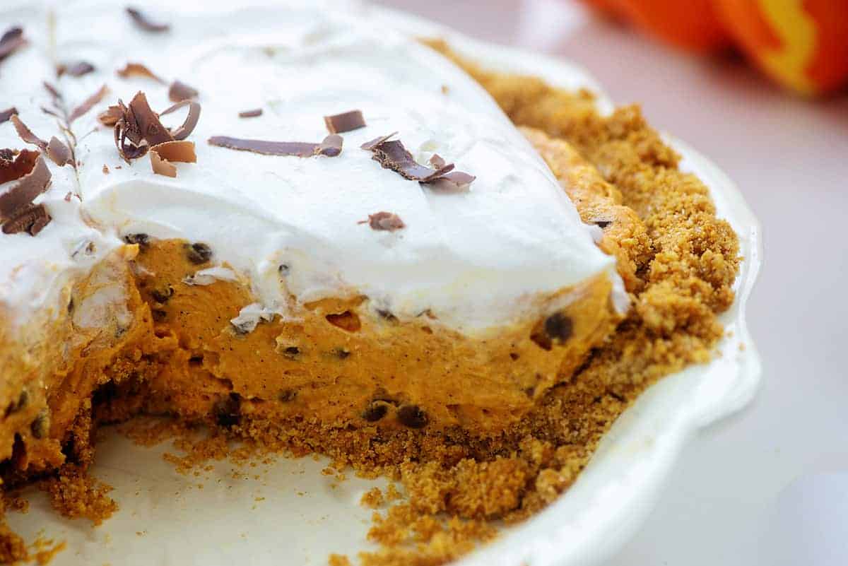 Pumpkin Cream Pie With Chocolate Chips Buns In My Oven 