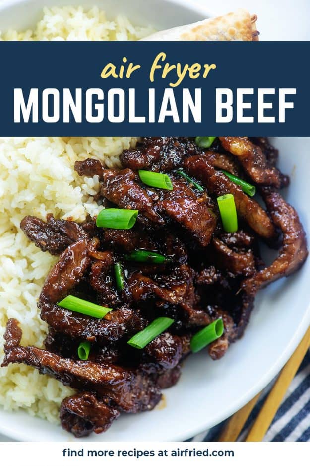 white rice and mongolian beef in white bowl