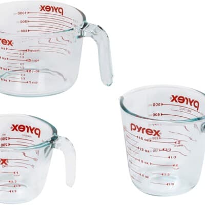 measuring cups.